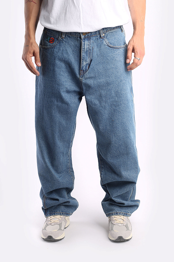 Мужские джинсы Butter Goods World Peace Denim Jeans (World Peace-washer indigo) - фото 2 картинки