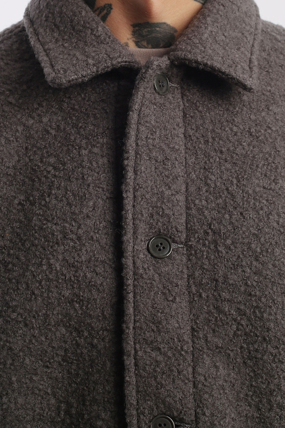 Мужская куртка Hombre Nino Wool Jacket (0222-JK0006-gray) - фото 3 картинки