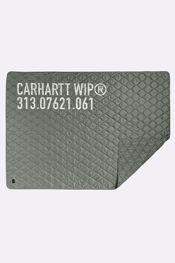 Плед Carhartt WIP Tour Quiled Blanket (I032492-green/ref)