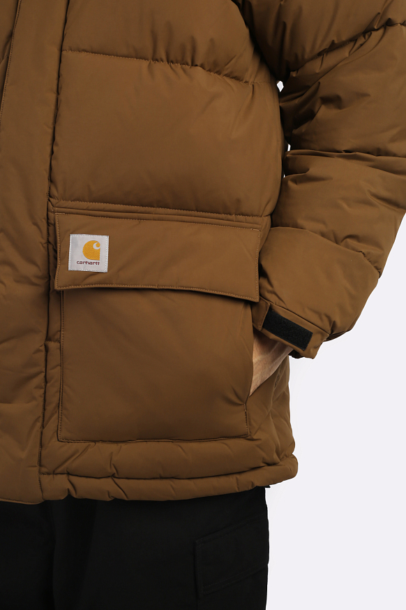 Мужская куртка Carhartt WIP Milter Jacket (I032267-tamarind) - фото 6 картинки