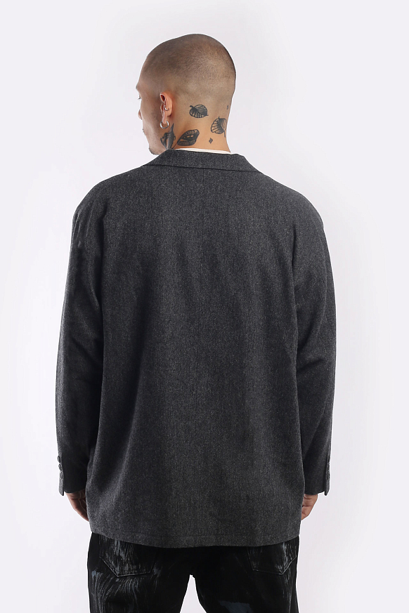 Мужской пиджак Hombre Nino Cordura Wool 3B Jacket (0222-JK0002-gray) - фото 6 картинки