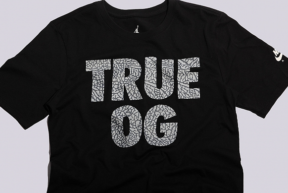 Мужская футболка Jordan True OG Tee (801582-010) - фото 2 картинки