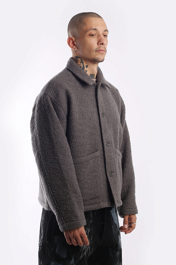 Мужская куртка Hombre Nino Wool Jacket (0222-JK0006-gray) - фото 4 картинки