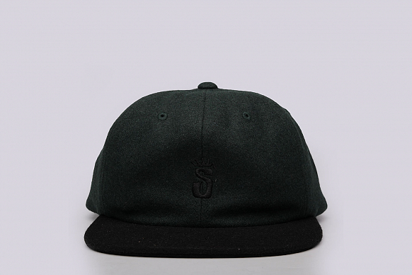 Кепка Stussy Crown S Wool Cap (131605-dark green)
