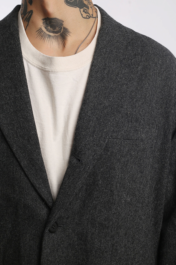 Мужской пиджак Hombre Nino Cordura Wool 3B Jacket (0222-JK0002-gray) - фото 3 картинки