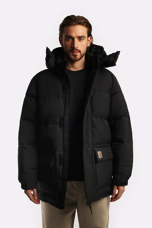 Мужская куртка Carhartt WIP Milter Jacket (I032267-black) - фото 2 картинки