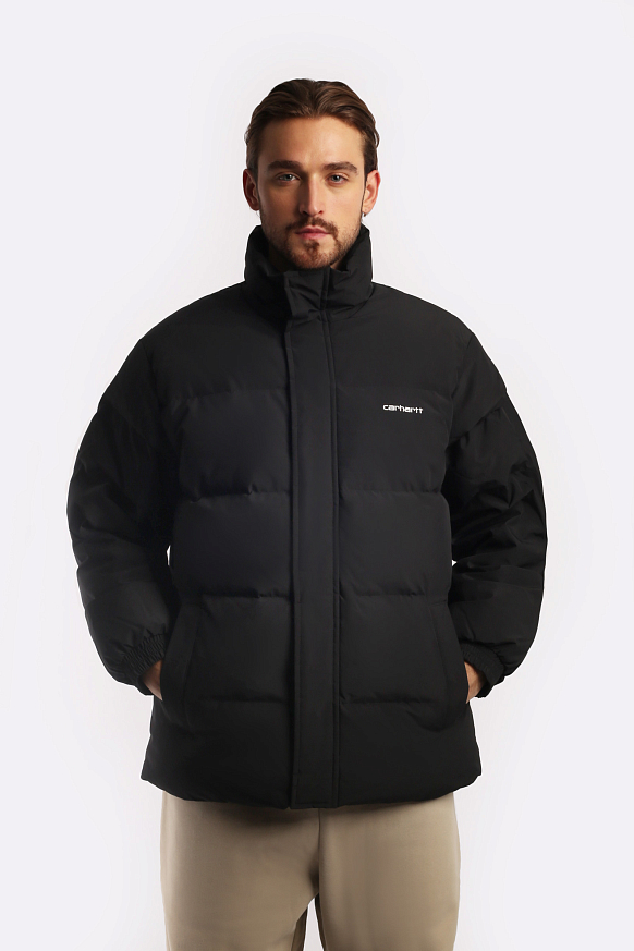 Мужская куртка Carhartt WIP Danville Jacket (I029450-black/wht) - фото 2 картинки