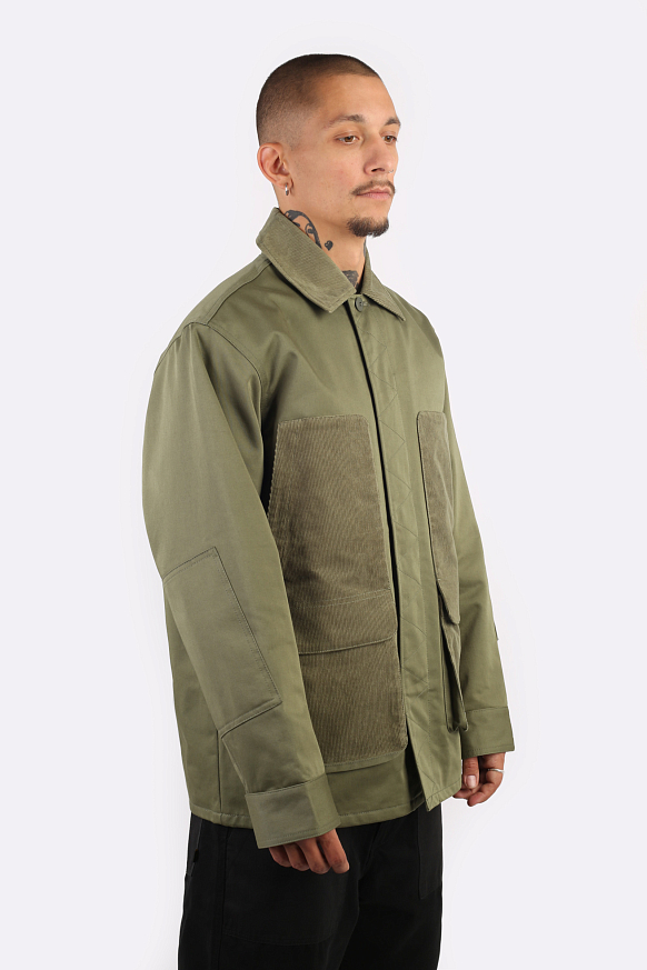 Мужская куртка Alpha Industries Corduroy Panel Jacket (MJC53500C1-green) - фото 3 картинки