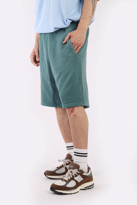Мужские шорты Carhartt WIP Nelson Sweat Short (I030130-botanic) - фото 3 картинки