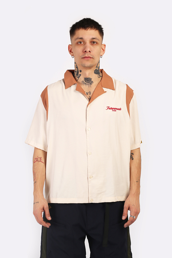 Мужская рубашка Futuremade Studio Relax Bowling Shirt (SS24-SHI-015-BG) - фото 2 картинки