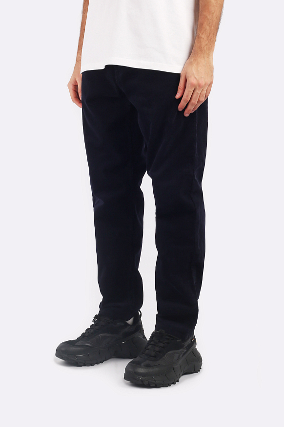 Мужские брюки Carhartt WIP Newel Pant (I031456-dark_navy) - фото 3 картинки