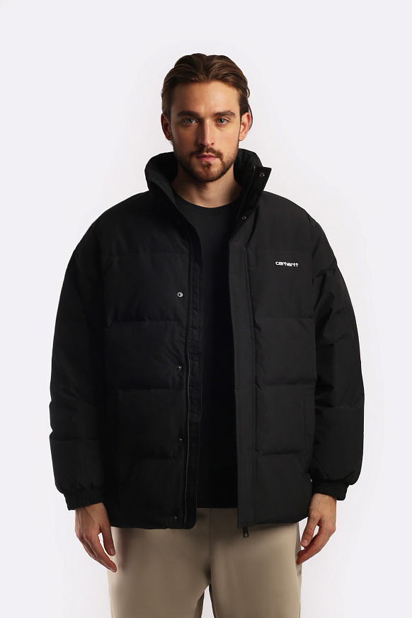 Мужская куртка Carhartt WIP Danville Jacket (I029450-black/wht) - фото 3 картинки