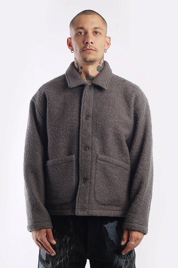 Мужская куртка Hombre Nino Wool Jacket (0222-JK0006-gray) - фото 2 картинки
