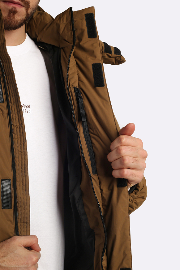 Мужская куртка Carhartt WIP Milter Jacket (I032267-tamarind) - фото 7 картинки
