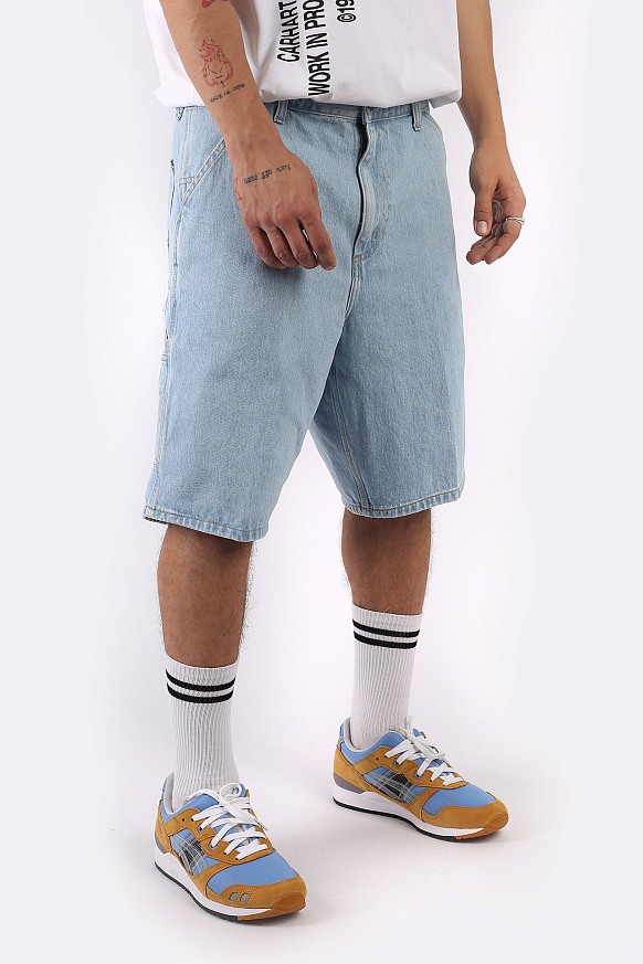 Мужские шорты Carhartt WIP Single Knee Short (I032026-blue) - фото 4 картинки