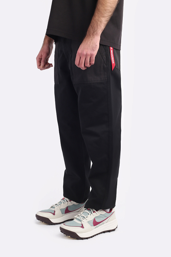 Мужские брюки Alpha Industries Fatigue Pant (MBO52500C1-black) - фото 3 картинки