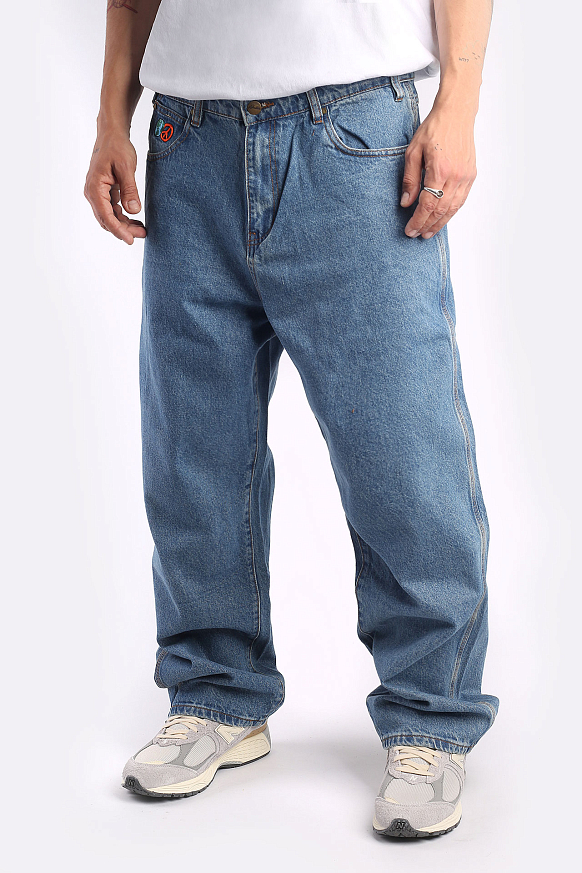 Мужские джинсы Butter Goods World Peace Denim Jeans (World Peace-washer indigo) - фото 4 картинки