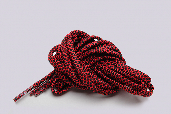 Шнурки Rope Lace Supply Flat (Flat black/red) - фото 2 картинки