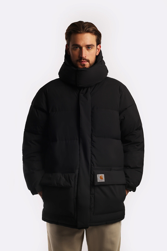 Мужская куртка Carhartt WIP Milter Jacket (I032267-black) - фото 3 картинки