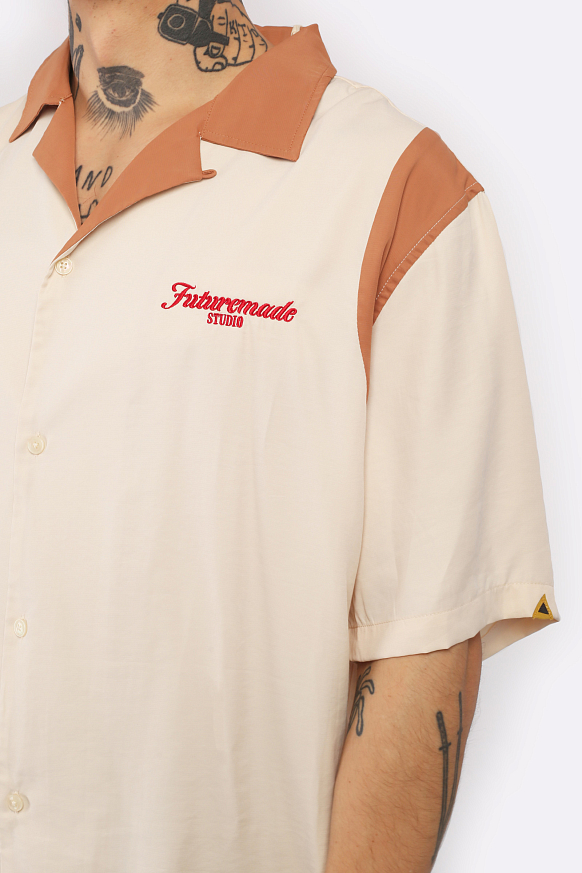 Мужская рубашка Futuremade Studio Relax Bowling Shirt (SS24-SHI-015-BG) - фото 5 картинки