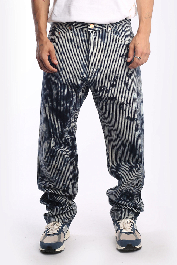 Мужские джинсы Hombre Nino Tie Dye 5 Pocket Pants (0222-PT0005-hkr/srp) - фото 2 картинки