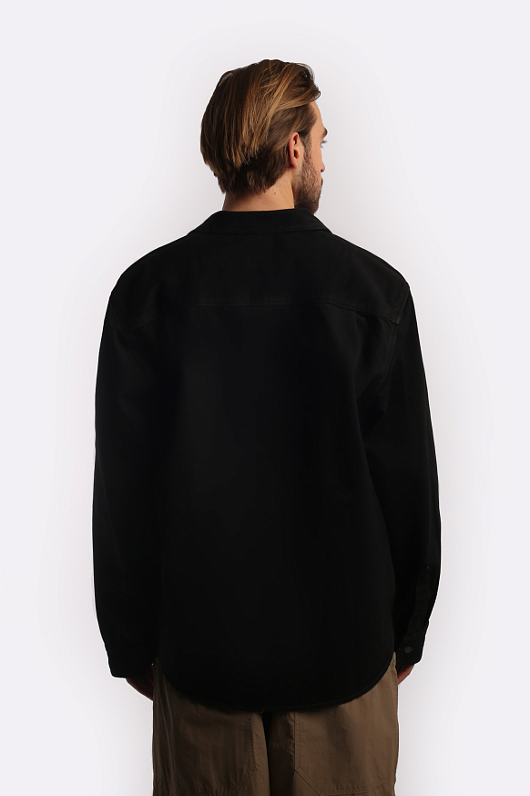 Мужская куртка Carhartt WIP Manny Shirt Jac (I032705-black) - фото 5 картинки
