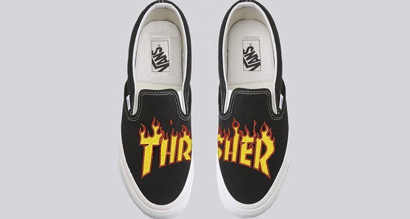 Thrasher and hot sale vans