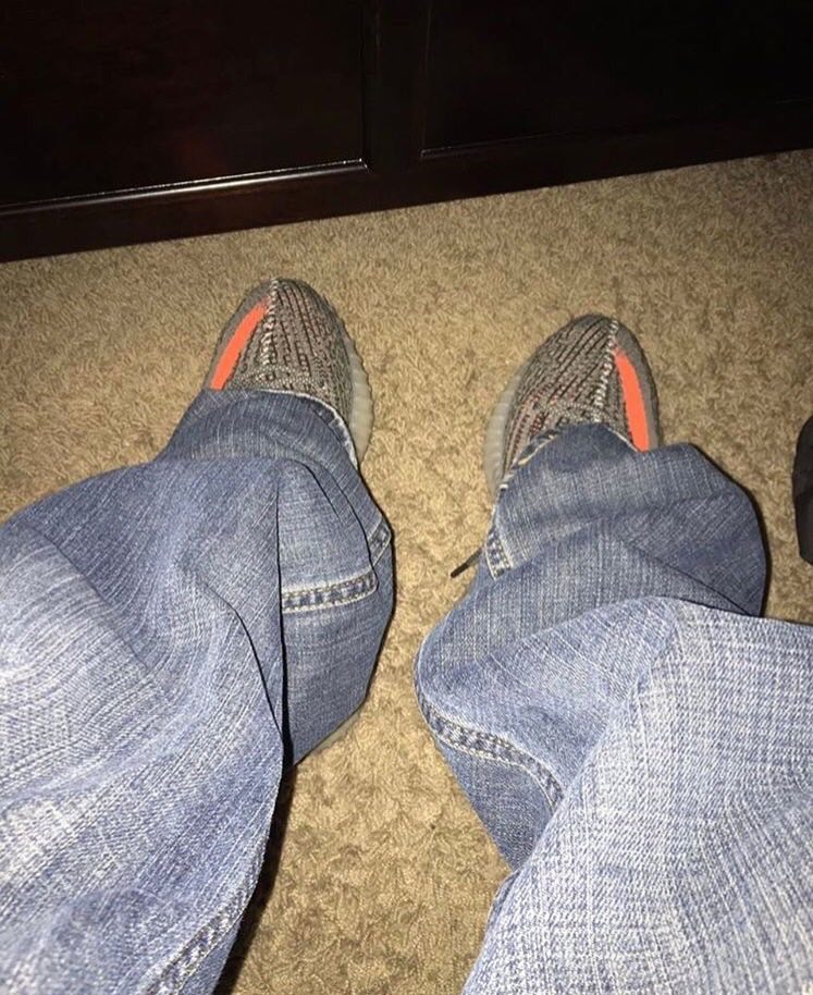 yeezys bootcut jeans