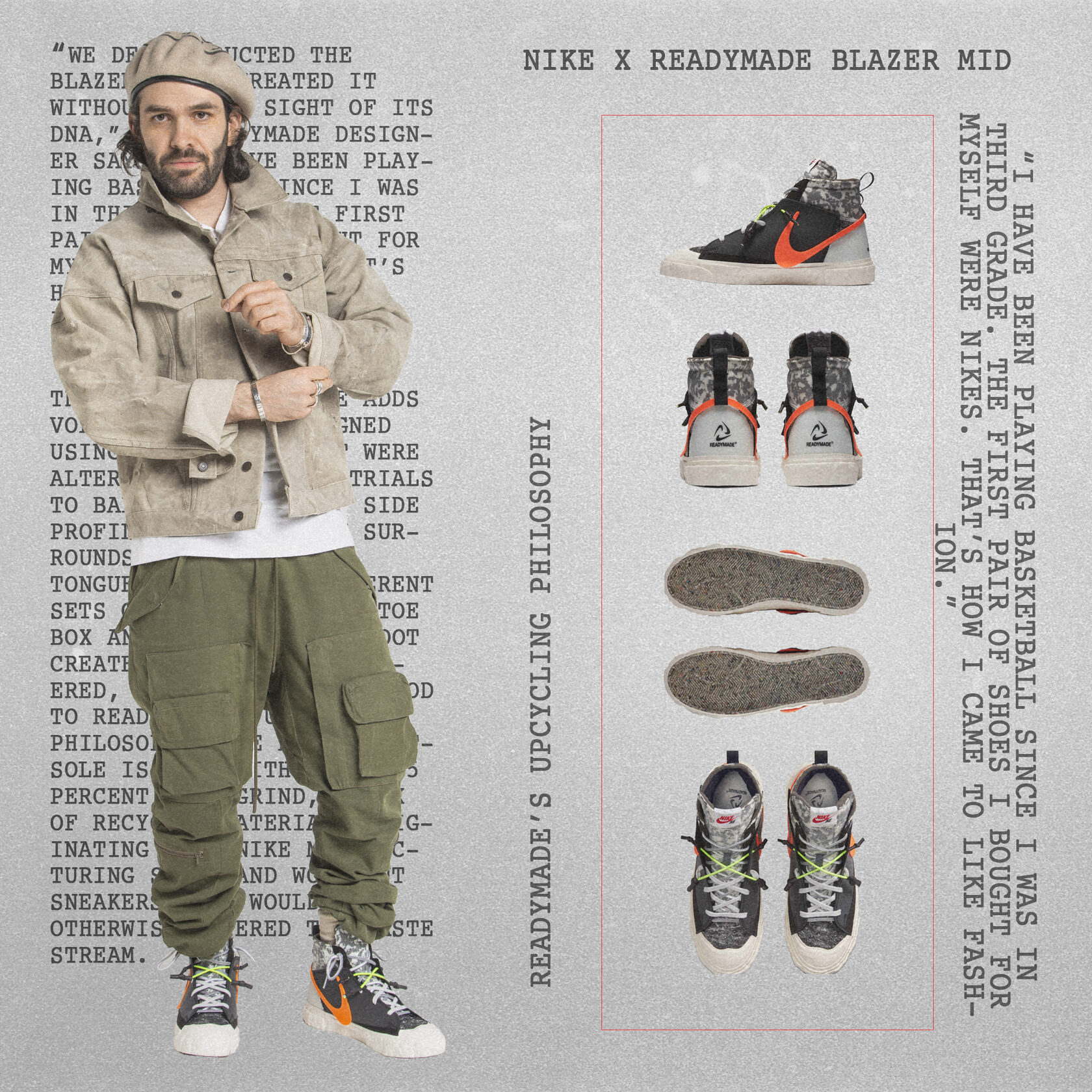 Nike Blazer Mid x READYMADE - Статьи блога интернет магазина Sneakerhead