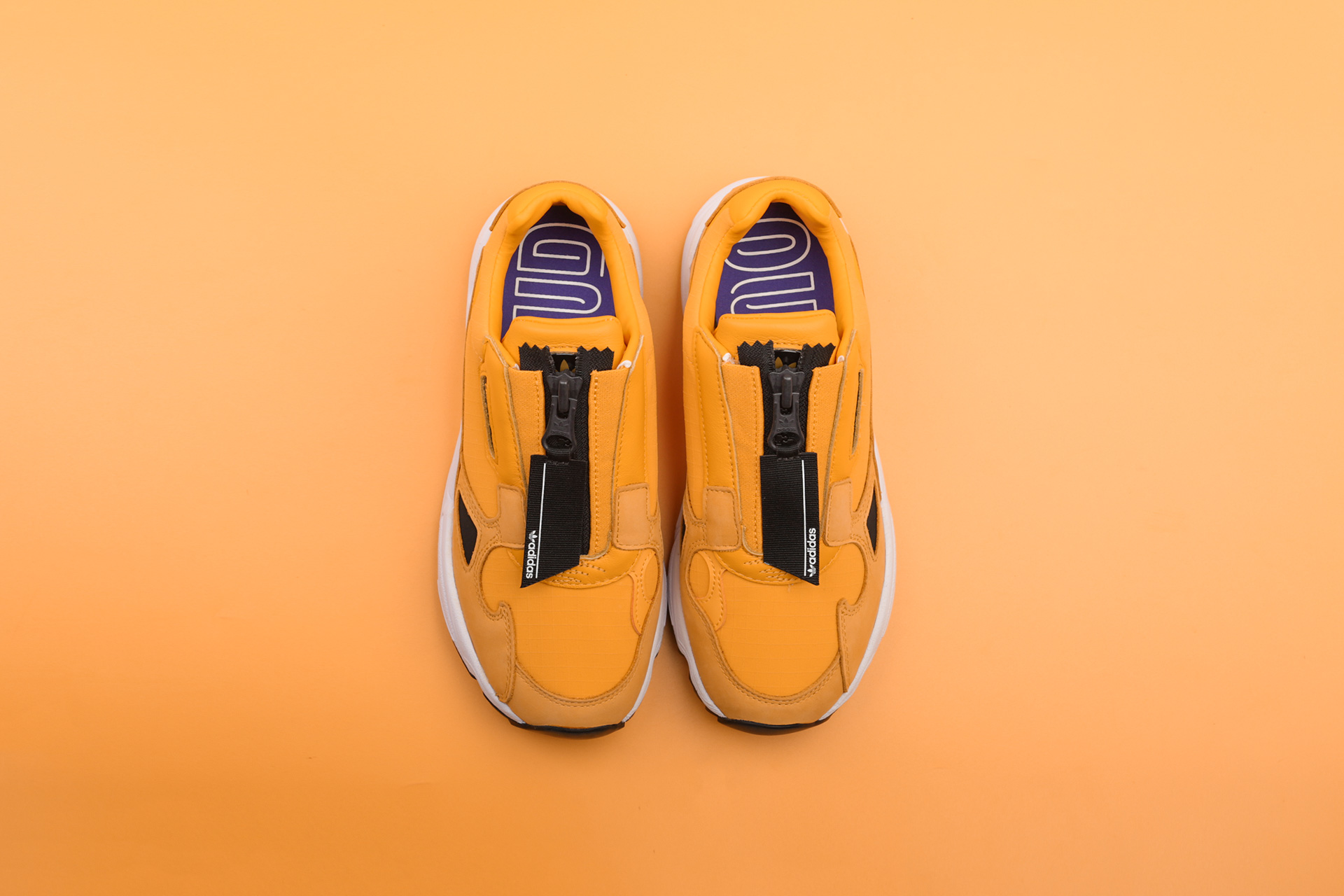 adidas falcon zip w yellow