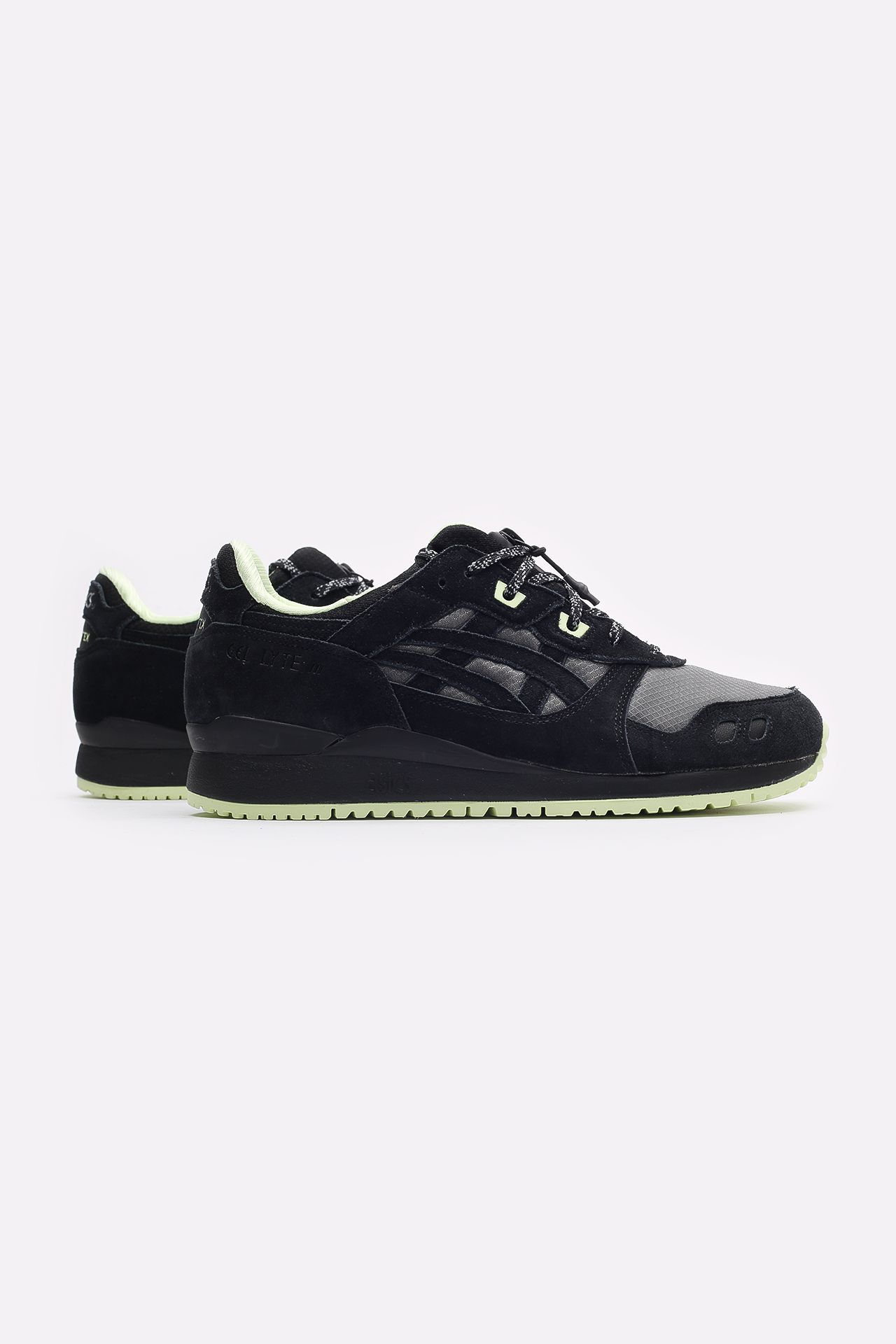 Gel lyte iii black deals and white