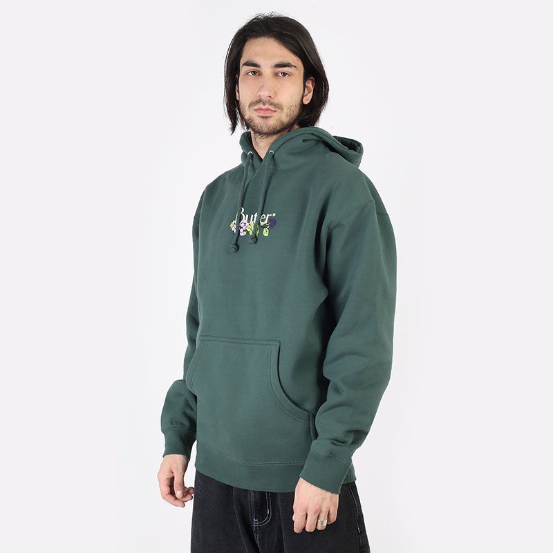 Мужская толстовка Butter Goods Vine Hoodie (Vine hforest green