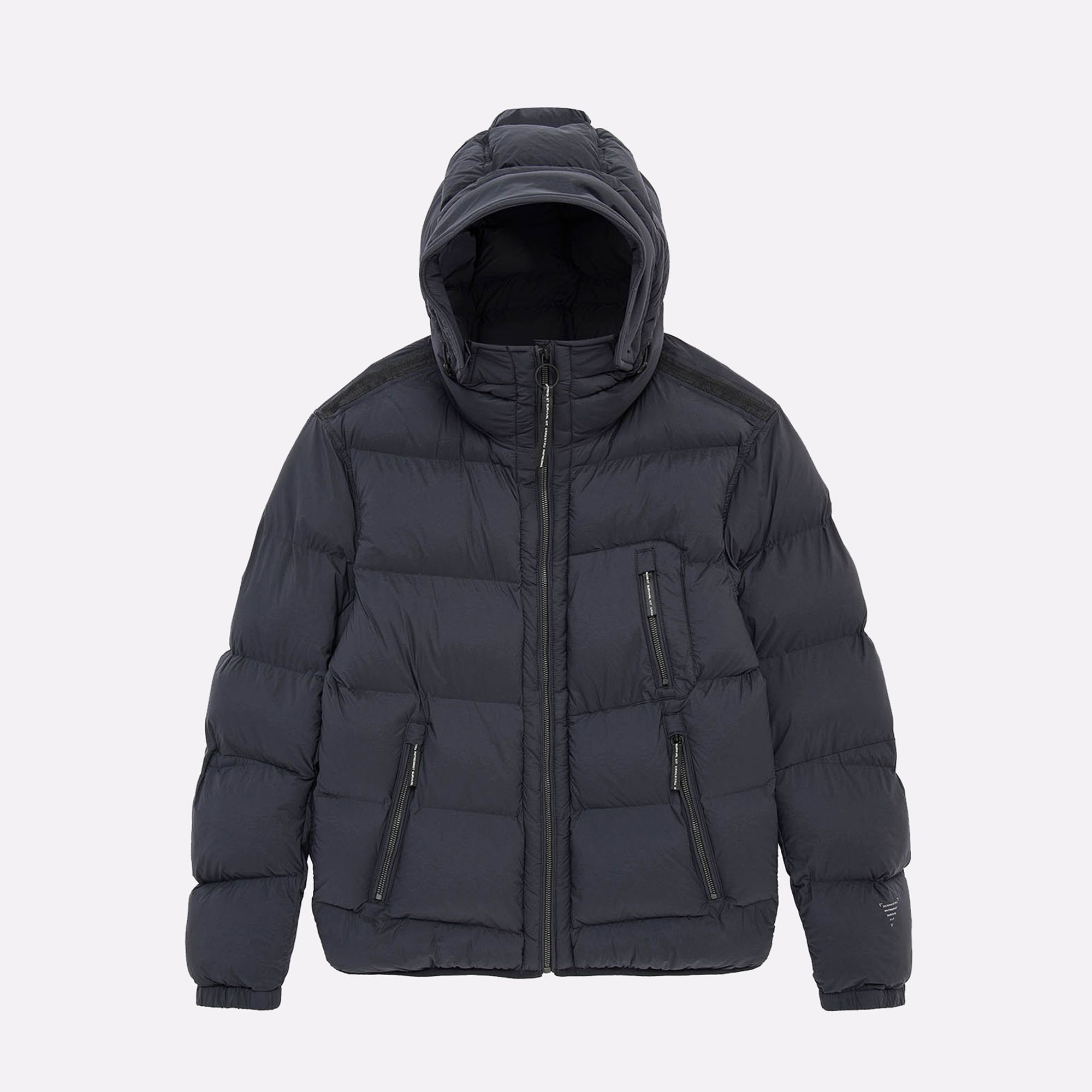 Hooded Rook Мужская куртка KRAKATAU ROOK Hooded Puffer Jacket (Qm559-2-rook-тем-сер ...