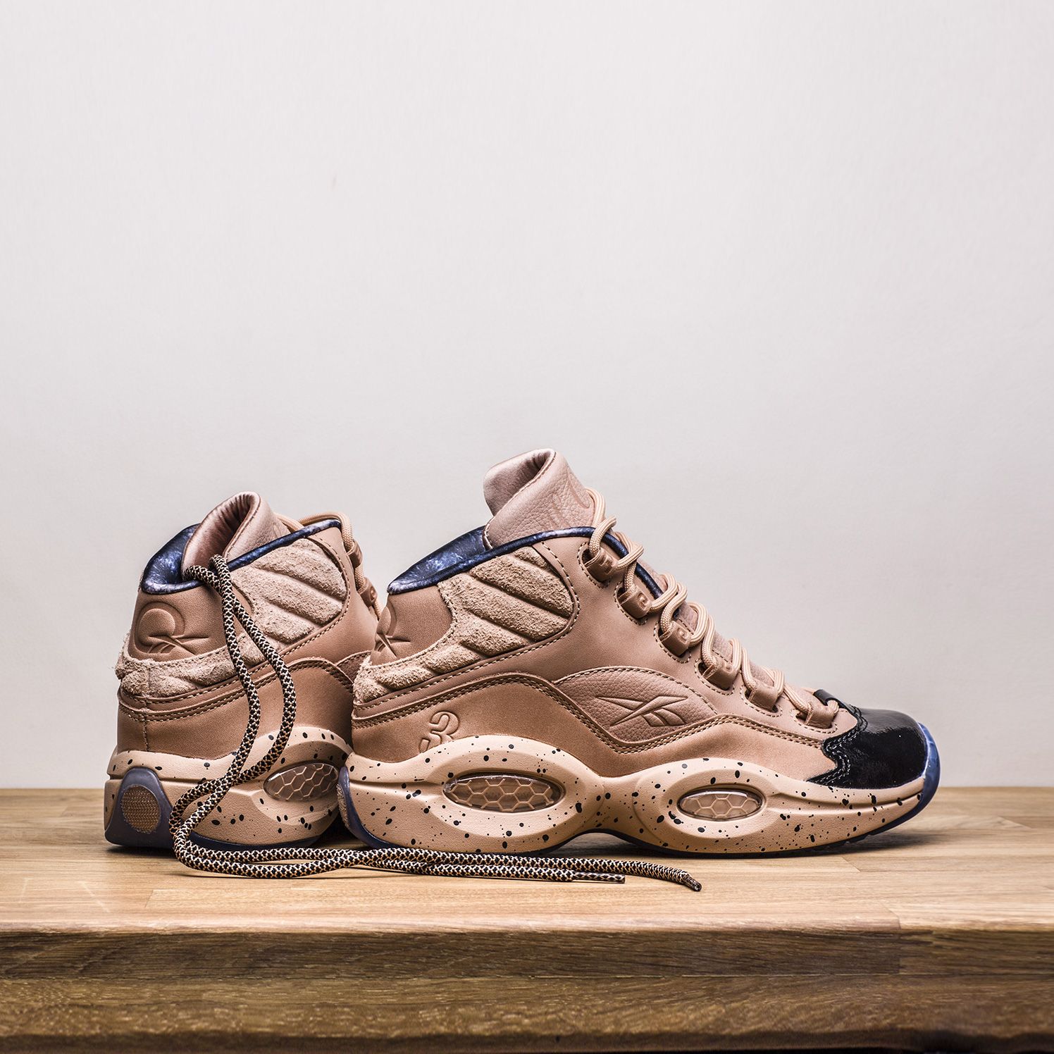 Reebok question Mid коричневые