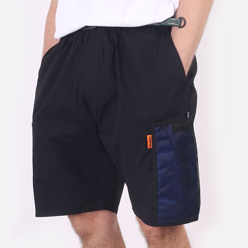 BH LOGO MESH CARGO SHORTS / GRY