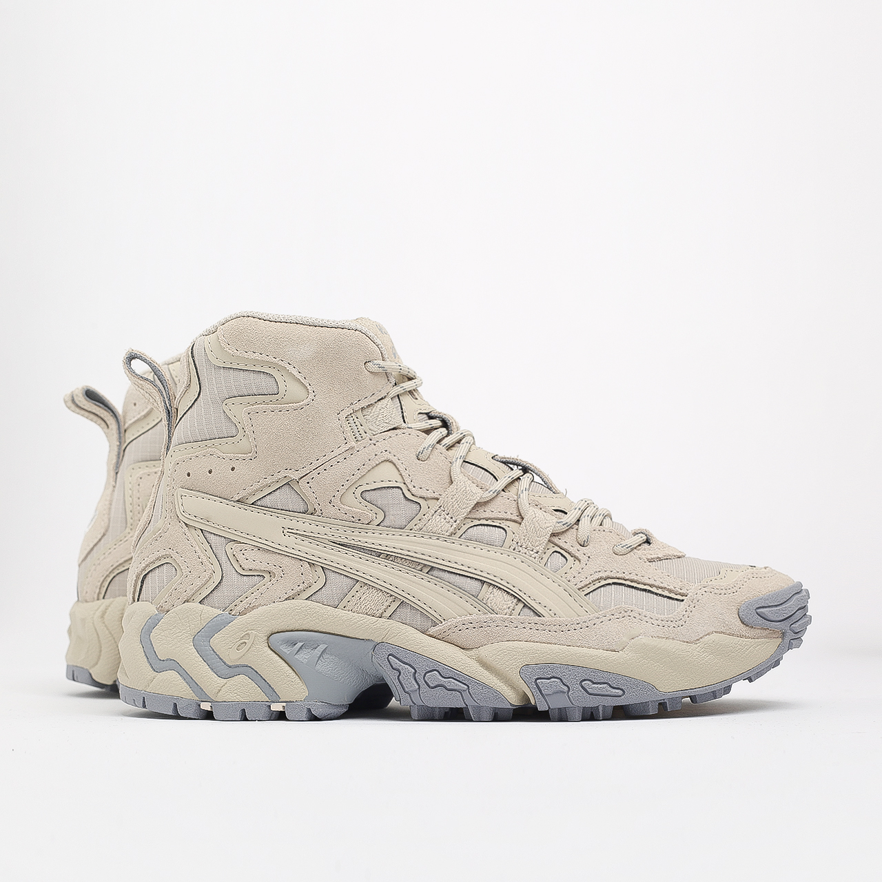 Купить бежевые мужские кроссовки Gel-Nandi Hi от ASICS (1021A475-200) по цене 9890 рублей