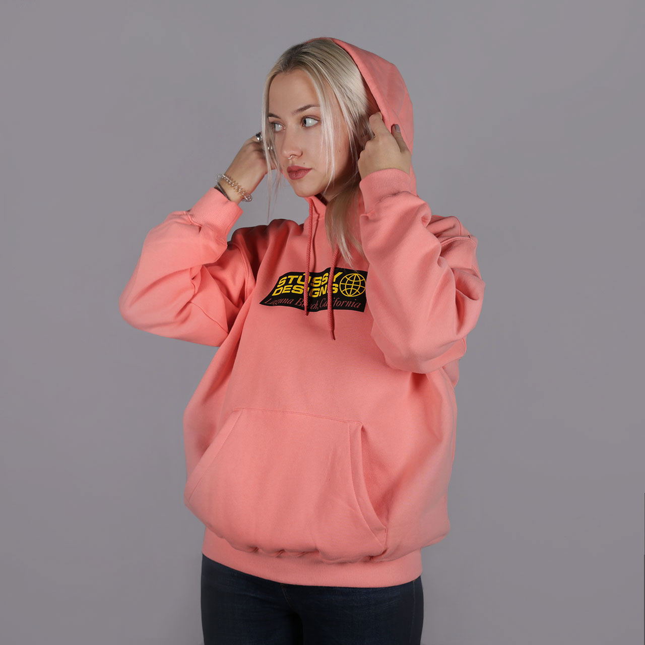 Толстовка Stussy Margo  Fleece Hoodie