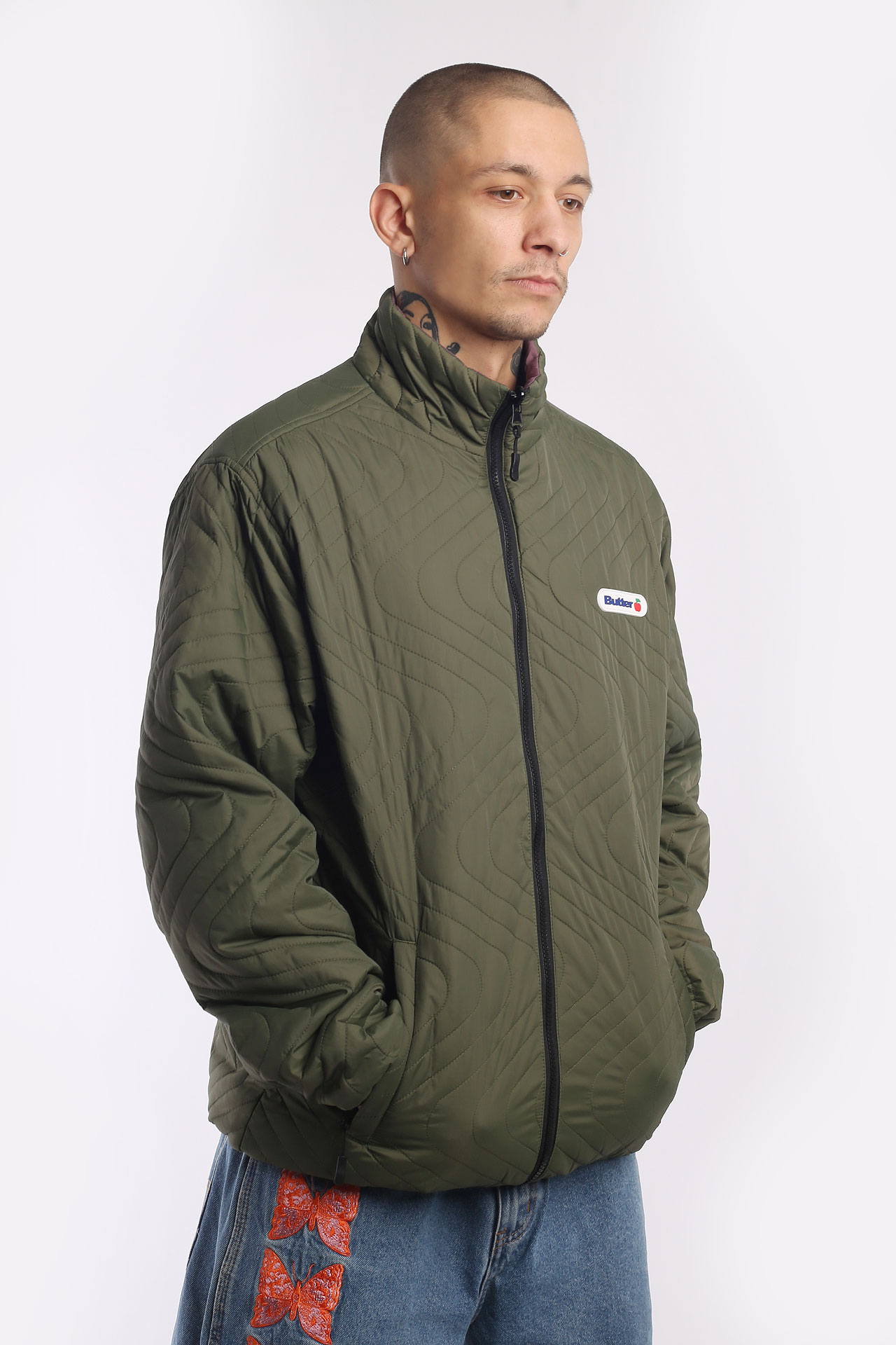 Мужская куртка Butter Goods Quilted Reversible Jacket (Quiltedarmy