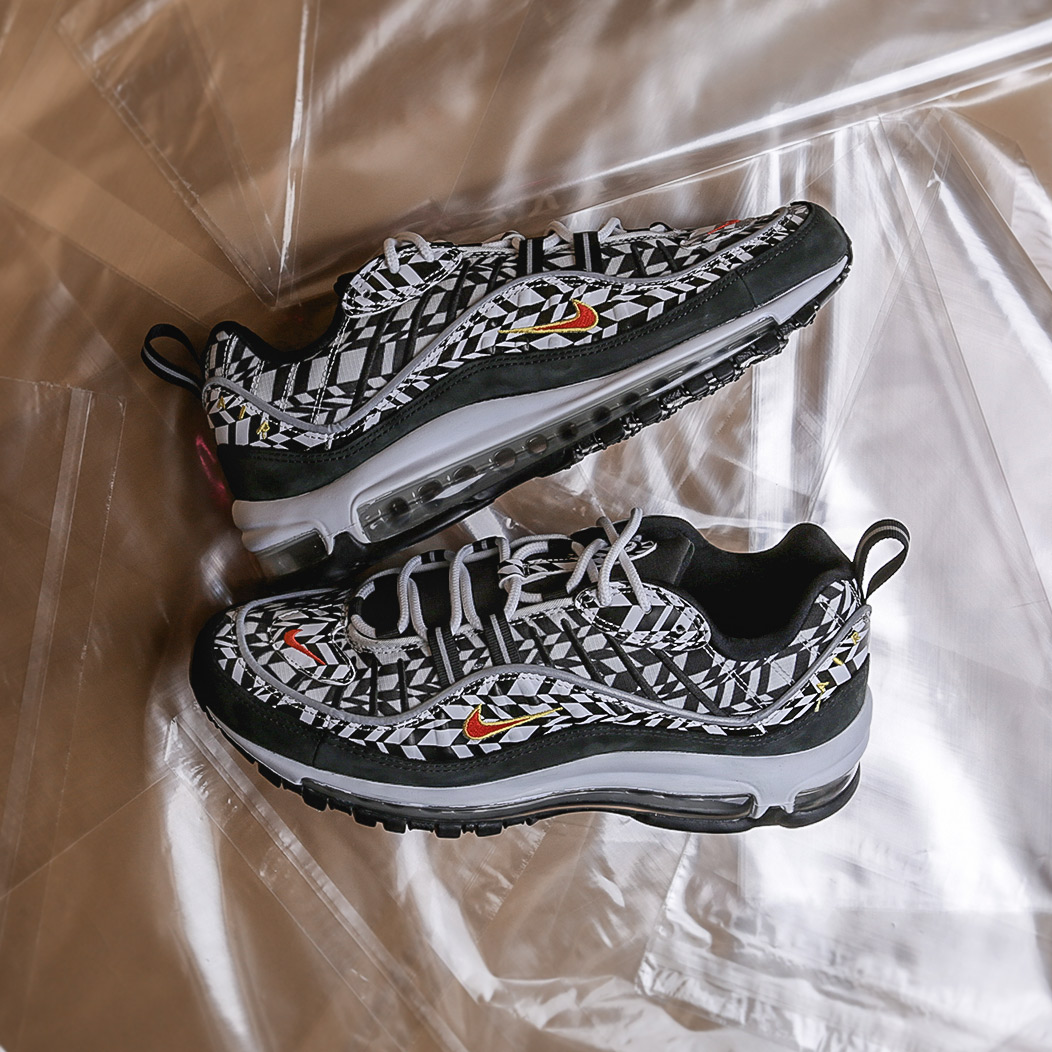 nike air max 98 aop black