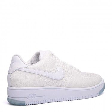 Nike air force 2024 flyknit low white