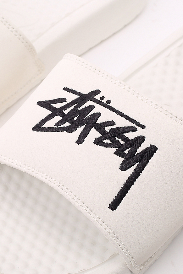 Сланцы Nike Benassi x Stussy (DC5239-100) - фото 5 картинки