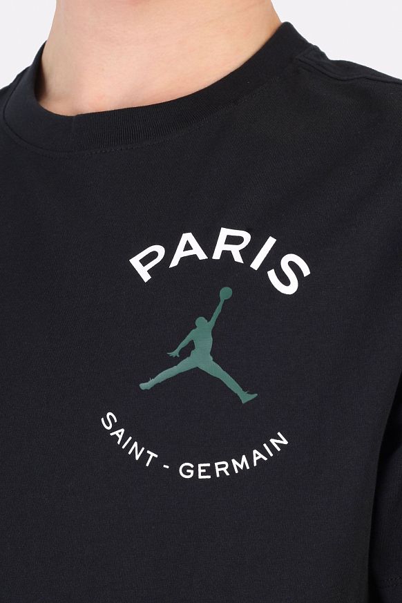 Мужская футболка Jordan Paris Saint-Germain Logo Tee (DB6514-010) - фото 2 картинки
