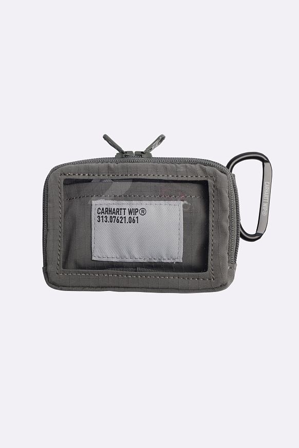 Мужской кардхолдер Carhartt WIP Tour Card Case Keychain (I034885-sm grn/reflectiv)