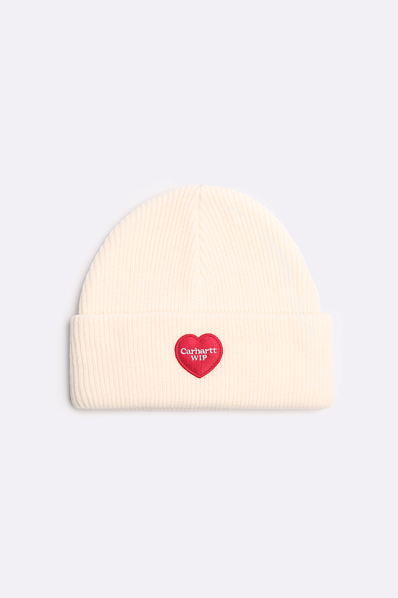 Шапка Carhartt WIP Heart Patch Beanie (I032226-wax)