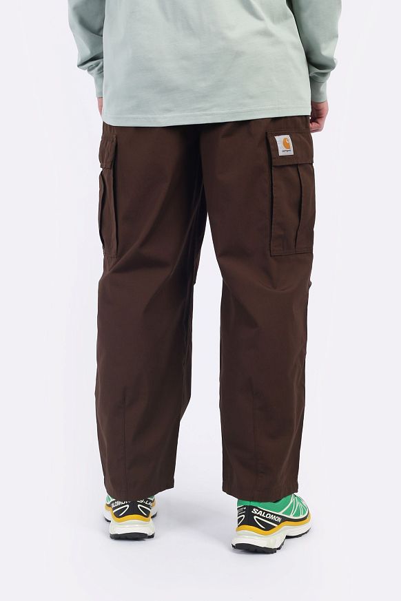Мужские брюки Carhartt WIP Cole Cargo Pant (I030477-liberica rinsed) - фото 4 картинки