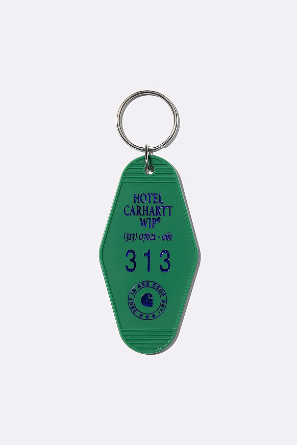Брелок Carhartt WIP Hotel Keys Keychain (I034151-green/aura) - фото 2 картинки
