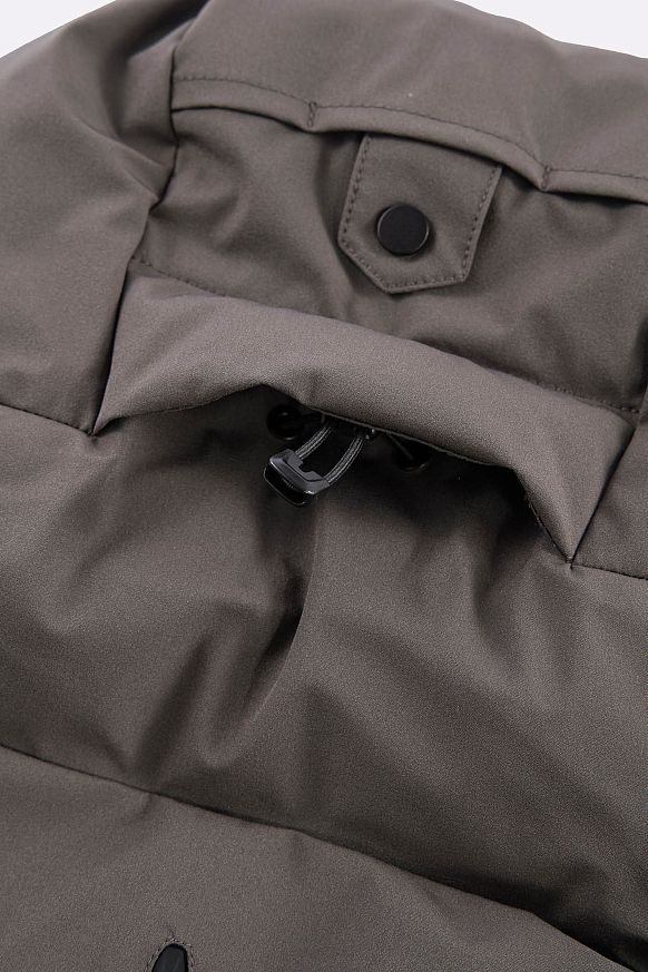 Мужская куртка KRAKATAU CASSINI Quilted Parka (Qm571-861-cassini-сер-зел) - фото 4 картинки