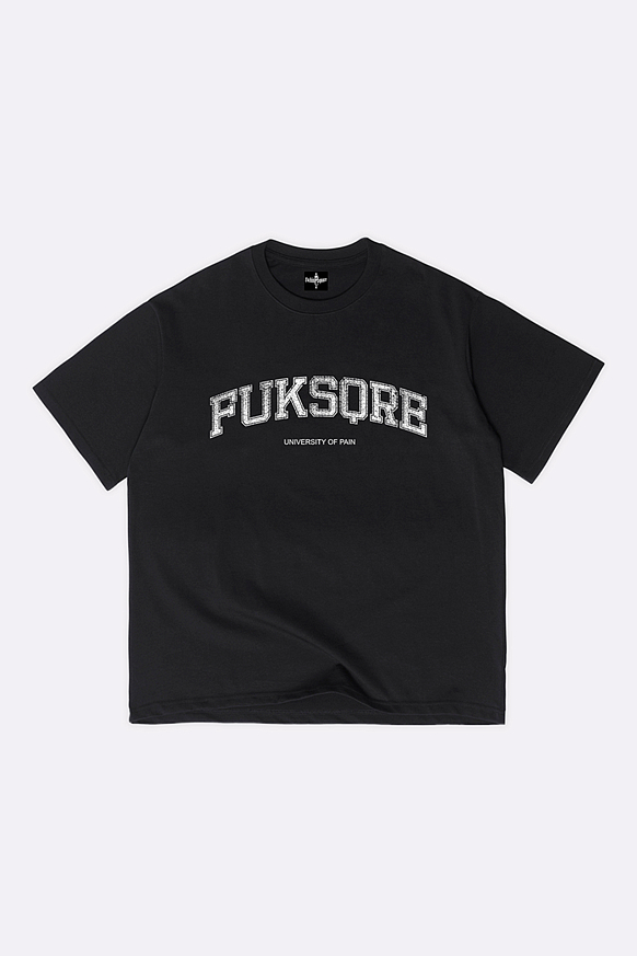 Мужская футболка FUKSQRE University Black (Universityblack)