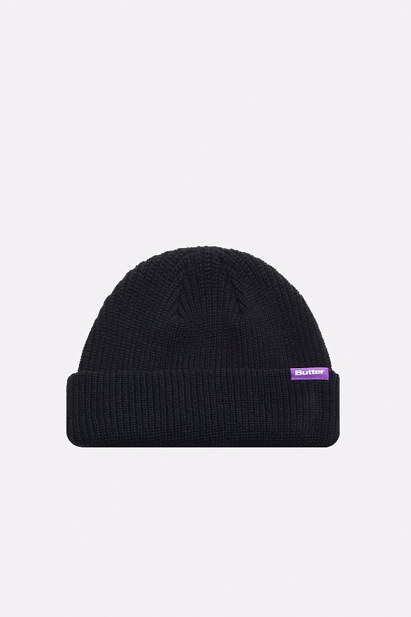 Шапка Butter Goods Beanie (WHARFIE-black)
