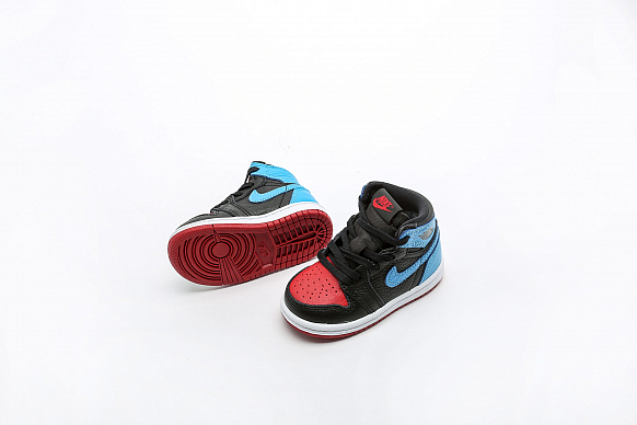 Детские кроссовки Jordan 1 High OG (TD) (CU0450-046) - фото 3 картинки